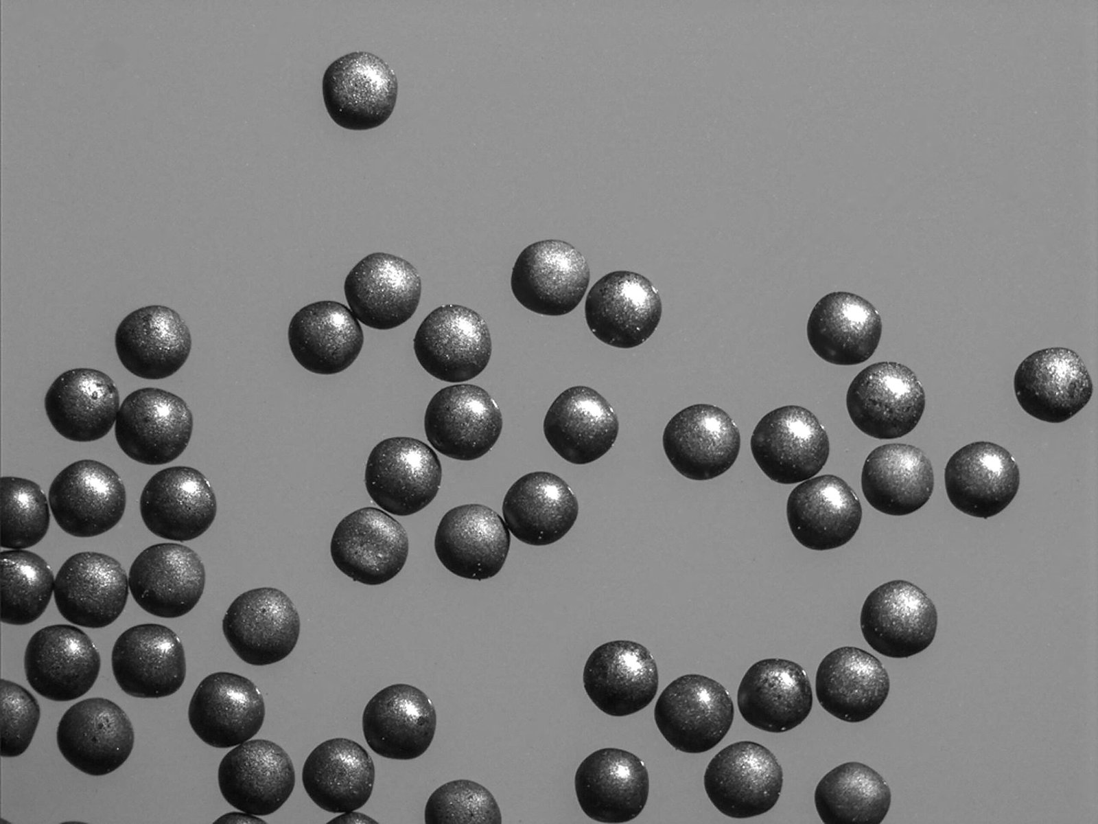grey spheres
