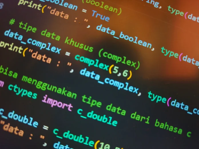 Computer screen showing vibrant and engaging programming code